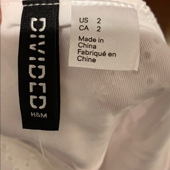 A super cute white eyelet pattern dress from H&M! - Picture 3 of 4